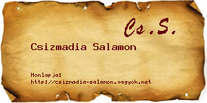 Csizmadia Salamon névjegykártya